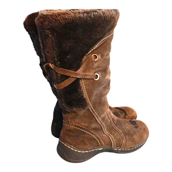 Womens' Eventure Bare Traps Stay Dry System Faux Fur Flat Boots - Picture 1 of 10